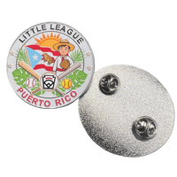 Vente en gros de badges de revers ronds personnalisés en émail avec attache papillon pour collection de souvenirs et cadeaux