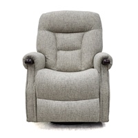 Fauteuil inclinable manuel en tissu moderne Geeksofa pour salon de beauté, avec fonctions de bascule et pivotant, idéal pour le salon