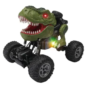 Vendita calda telecomando esterno 1:16 intelligence spray dinosauro giocattolo rampicante rc stunt car