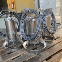 OEM personnalisable industriel 304 en acier inoxydable anaérobie anoxique réservoir électrique plongée eaux usées mélangeur submersible