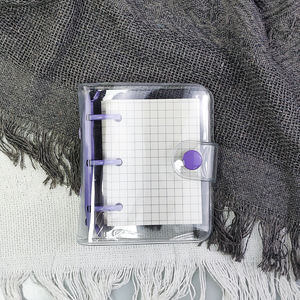 <strong>Mini</strong> Budget Binder With Cash <strong>Envelopes</strong> Transparent Photocard Holder File Holder Loose Leaf Notebook - Product Image 5