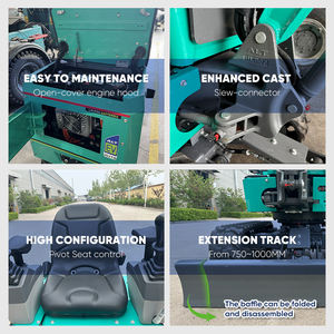 Fabriek Direct Alt Ewj 12 H Versie Mini Elektrische Graafmachines 1000Kg Machine Nieuwe Crawler Digger Mini Graafmachine Motor Te Koop - Product Image 2