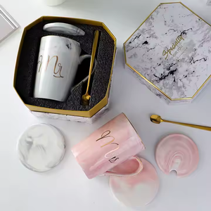 Juego de regalo de taza de cerveza de cerámica individual o <span class=keywords><strong>doble</strong></span> térmica personalizada para Año Nuevo o cumpleaños muestra tu amor - Product Image 4