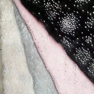 Ecológico superventas diseño caliente descuento <span class=keywords><strong>comprar</strong></span> sofá telas flocado fuegos artificiales patrón polar caliente plata hoja <span class=keywords><strong>tela</strong></span> - Product Image 6