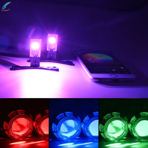 Lumière universelle pour lentille de projecteur APP Control LED Devil Eyes RGB Demon Eyes New <span class=keywords><strong>Auto</strong></span> Car Headlight Retrofit Atmosphere Lamp - Product Image 3
