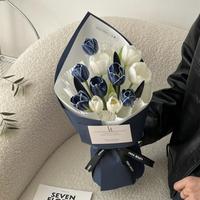 Rouleaux de papier Fenghua de papier kraft de couleur unie fleur papier d'emballage ténacité étanche cadeau bouquet matériaux d'emballage