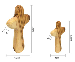 Croix sculptée en <span class=keywords><strong>bois</strong></span> naturel en vrac pour la prière, le rituel, la décoration intérieure, fournitures d'église, vente en gros - Product Image 5