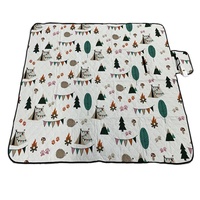 Tapis de couverture de plage surdimensionné sans sable imperméable à l'eau pliable Camping pique-nique