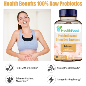 Cápsulas de Prebióticos y Enzimas Digestivas a Buen Precio, Apoyan la Flora Intestinal, Cápsulas de Complejo Probiótico, Nutren el Estómago - Product Image 6