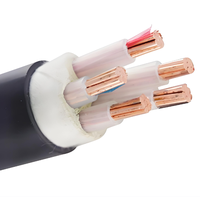 Kupfer-Stromkabel PVC-Isoliert 5-adrig 70mm 0,6 KV YJV Modell für Gebäude