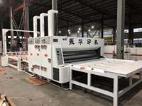 YSF-C 480-2800 Alimentador de Cadena Impresora de 2 Colores Ranuradora Troqueladora - Equipo para Fabricación de Cajas de Cartón Corrugado con Cambio Rápido de Pedido con una Sola Tecla
