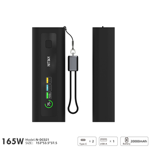 Batterie externe <span class=keywords><strong>USB</strong></span> C 100W 20000mAh, chargeur portable pour ordinateur portable 3 ports avec charge rapide PD, PPS 5A, sortie double <span class=keywords><strong>USB</strong></span>-C 100W+65W - Product Image 4