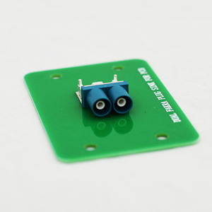 Best selling products PCB <b>Sink</b> Mount Dual FAKRA Male <b>Plug</b> Coding Z Wholesale A9T Dual FAKRA PCB Mount RF <b>Plug</b> - Product Image 4