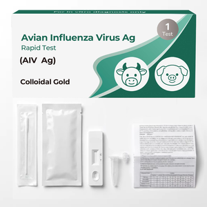 Kit Test Antigenico per Virus dell'Influenza Aviaria AIV H5 H7 H9, Rilevamento della Grippa Aviaria, Test su Strisce di Tampone Cloacale per Polli, Anatre e Allevamenti Avicoli, OEM ODM - Product Image 5