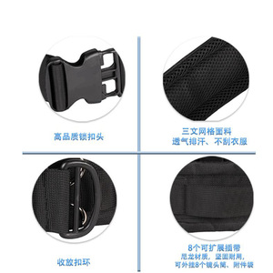 Harnais de caméra professionnel en nylon, ceinture de 7 cm pour le rangement des objectifs DSLR, équipement photographique - Product Image 5