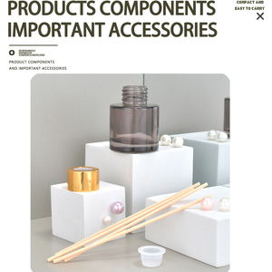 <span class=keywords><strong>Diffuseur</strong></span> de <span class=keywords><strong>parfum</strong></span> d'ambiance en gros, 50 ml, 100 ml, rond, en verre avec couvercle en aluminium - Product Image 5