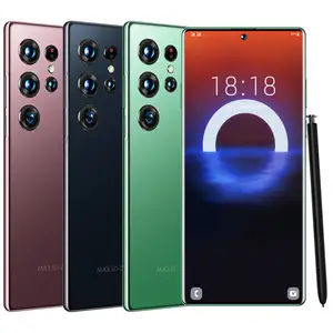 热销S22 + 超原装7.3英寸16gb + 512gb 48MP + 100MP安卓12.0游戏手机5g手机智能手机