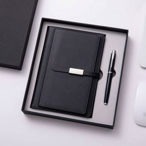 Set de Cuaderno Personalizado A5, Diario de Tapa Dura con 80 Hojas, Bolígrafo, Encuadernación Cosida con Hilo, Caja de Regalo - Product Image 1