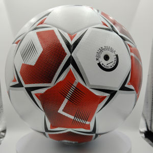 Balón de Fútbol Profesional de Alta Calidad, Cuero PU, Talla 5, Logotipo Personalizado, Termosellado, Goma PVC, Interior/Exterior - Product Image 1