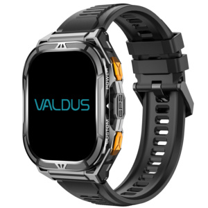 Montre connectée VALDUS <span class=keywords><strong>VG46</strong></span> Pro avec boussole, GPS, altimètre, baromètre, surveillance de l'oxygène sanguin, étanchéité 5 ATM et batterie de 530 mAh - Product Image 1