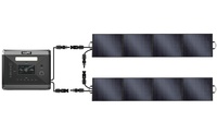 Panneaux solaires pliables noirs SolarPlay S200 innovants de 200 W avec une efficacité de 23,4 % pour une utilisation domestique et industrielle