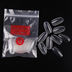 Venta al por mayor puntas de <span class=keywords><strong>uñas</strong></span> de almendra puntas de Arte de cobertura completa puntas de extensión de placa de <span class=keywords><strong>uñas</strong></span> completas ovaladas - Product Image 2
