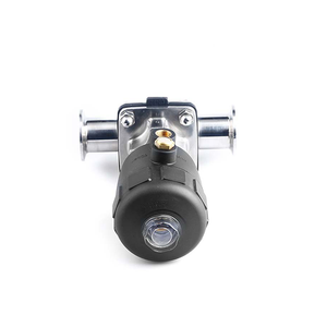 שסתום דיאפרגמה פנאומטי להתקנה מהירה מפלדת אל-חלד 316 של Wensen עם צ'אק תלת-מהדקי - Product Image 3