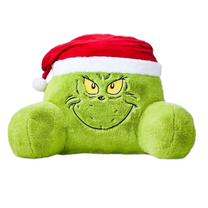 Nuovo mostro verde testa di natale cuscino peluche peluche animale di pezza per bambini decorazioni albero di natale
