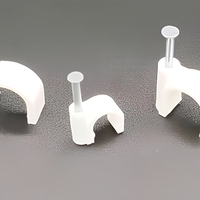 Pinces de câble rondes de qualité supérieure auto-adhésives réglables en plastique Meilleur prix Gestion des câbles en nylon