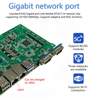 Placa Base Portátil para PC Industrial Mini NUC Barebone de 10.ª Generación J6412, 190*125 mm, Skylake Mini DP, 1 HDMI, Tipo C 3.0, DDR4