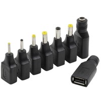 Adaptador de Corriente USB Hembra a DC 5.5x2.1mm Macho con Revestimiento de PVC |   Convertidor de 5V para Cargador USB a Dispositivos DC, Proyector y Altavoz