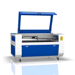 Mesin pengukir Laser CO2 otomatis efisiensi tinggi untuk kulit kain kaca akrilik akrilik