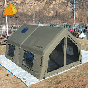 Fabricant <span class=keywords><strong>de</strong></span> tente gonflable en coton imperméable à <span class=keywords><strong>l</strong></span>'<span class=keywords><strong>air</strong></span> pour le camping, maison à ossature extérieure pour le glamping, tente d'hiver gonflable pour 10 à 12 personnes - Product Image 6