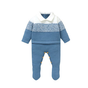 ملابس أطفال حديثي الولادة من ميميكسيونج بالجملة، معتمدة من OEKO-TEX، ملابس محبوكة مخصصة للأطفال الصغار، أزياء بوتيك للأطفال، بدلات وسالوبيتات وبودي سوت - Product Image 5