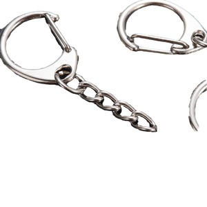 D <b>Ring</b> Keychain Zinc Alloy Carabiner Keychain White Nickel Color Hard Wearing Metal <b>Key</b> Chain <b>Accessory</b> - Product Image 5
