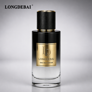 Botella de Perfume Negra Mate de Lujo con Logotipo Personalizado, 30ml 50ml 100ml, Botella de Perfume de Vidrio Transparente Vacía con Caja Cilíndrica de Papel - Product Image 5