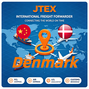 Mejor Transitario Profesional de China a Dinamarca, Servicios de Transporte Marítimo DDP FCL LCL en Contenedores Puerta a Puerta DK - Product Image 1