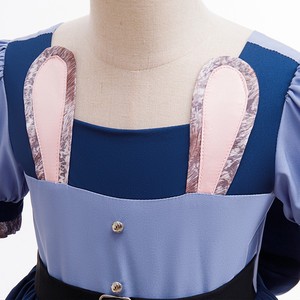 Costume de cosplay Judy le lapin du zoo, nouveau costume de cosplay pour fille, robe de policière, jeu de rôle, déguisement classique d'Halloween, ensemble de performance scénique - Product Image 4