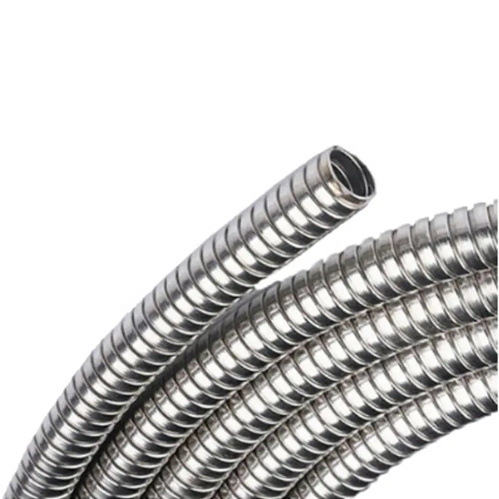 Factory price stainless steel pipe SS flexible conduit tube 10mm 15mm 20mm size