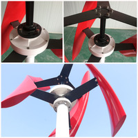 Éolienne verticale 1 kW, 2 kW, 3 kW avec garantie de 10 ans, générateur éolien 1 kW pour usage marin ou domestique