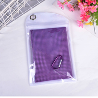 Serviette rafraîchissante en microfibre pour la gym, le golf et le yoga, à refroidissement instantané, fabrication en gros, technique tissée, logo personnalisé accepté