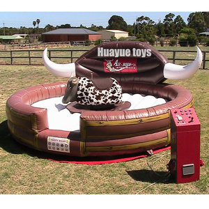 Juego de deportes al aire libre de fábrica para niños, juguete de montar en <span class=keywords><strong>toro</strong></span> mecánico inflable, precio de <span class=keywords><strong>Toro</strong></span>, equipo de construcción - Product Image 1