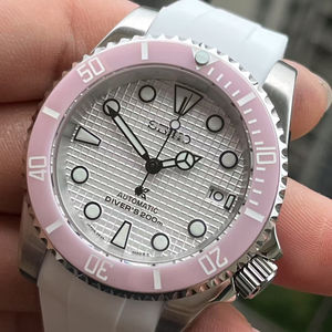 Reloj Mecánico Skx007 para Hombre de Acero Inoxidable con Corona a las 3.8, Movimiento <span class=keywords><strong>Seiko</strong></span> Luminoso, Correa de 20mm y Puntero Encantador Deportivo - Product Image 3