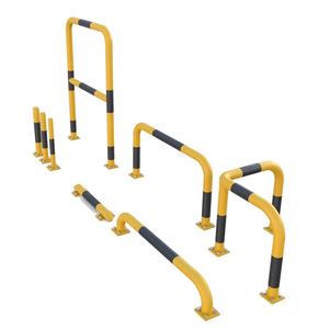 Barrière de sécurité pour machines avec rail central, en acier, profilé, pour <span class=keywords><strong>parking</strong></span>, protection, borne de sécurité en U - Product Image 3