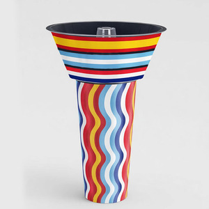 Vaso Desechable Personalizado para Combinaciones de Aperitivos y Bebidas, con Capacidad para 360 ml, con Tazón de 700 ml y Tapa - Product Image 2