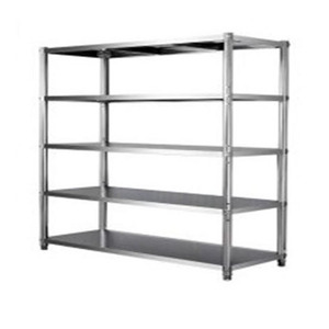VICTORY KITCHEN 5-Shelf <b>Stainless</b> <b>Steel</b> <b>Rack</b> Hot Sale Popular Inox Storage Shelf for Hotels and Restaurants - Product Image 1