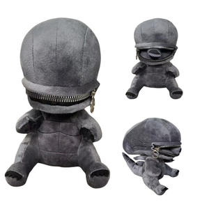 Juguete de Peluche Híbrido Xenomorfo Humanoide, Almohada de Dibujos Animados de Alienígena Mortal, Cojín de Algodón PP con Forro de Malla, Peluche Súper Suave - Product Image 1