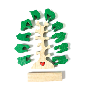 Rompecabezas de Árbol Genealógico de Madera Grabado Personalizado, Rompecabezas de Árbol de Vida con Nombres Personalizados, Decoración de Madera Hecha a Mano para el Hogar, Regalo para la Familia - Product Image 5
