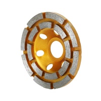 Diamant disque de meulage roue outils humide et sec Double rangée affûtage pour pierre granit marbre béton et carrelage ébavurage