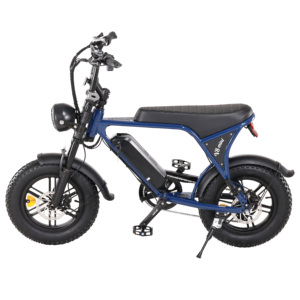 Bicicleta eléctrica de 16 pulgadas Venta al por mayor V8 Mini 500W Bicicleta eléctrica híbrida 36V Bicicleta eléctrica de neumático grueso para mujeres - Product Image 2